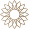 Ekena Millwork Daisy Wood Fretwork Pierced Ceiling Medallion, Red Oak, 30"OD x 10 1/2"ID x 3/8"T CMWP30X30X0375DARO - alternate 2
